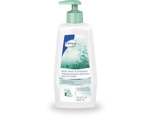 BODY WASH & SHAMPOO TENA 500ML 10/CS